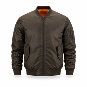 Chaqueta Bomber para Hombre |   Chaqueta Varsity Casual Personalizada |   Chaqueta Cortavientos Ligera |   Ropa OEM al por Mayor - Product Image 3