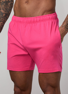 Shorts de sport décontractés pour hommes, longueur genou, été-automne, séchage rapide, respirants, écologiques, avec cordon de serrage, confortables, couleur unie, en toile - Product Image 4