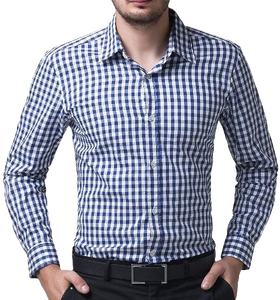 Chemise formelle pour homme, dernière mode automne, 100% coton, manches longues, respirante, prix bas, OEM, séchage rapide, logo personnalisé - Product Image 4