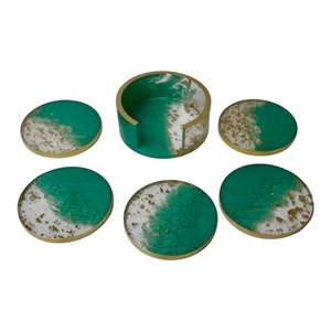 Posavasos de Resina Hechos a Mano, Modernos y Personalizados, Redondos de 300 mm de Diámetro, Resistentes al Calor, Reutilizables, Decoración para Mesa del Hogar - Product Image 1