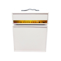 Mini Amplificateur Haut-Parleur Décoratif 6,2 Pouces Marshall 2 en Bois Blanc Fait Main pour