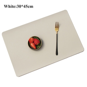 Manteles Individuales de Cuero Asimétricos de Lujo, Aislantes del Calor, Impermeables y Resistentes al Aceite, Juego de Manteles Decorativos para Mesa de Comedor, para Hogar y Restaurante - Product Image 4