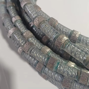 Cable diamantado de 12 mm plastificado para sierra de cable de cantera (granito duro) - Product Image 1