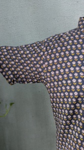 เสื้อเชิ้ตแขนสั้นลายดอกไม้ผู้ชาย ผ้าฝ้ายลำลอง ปกคอพับ ผ้าฝ้าย 100% ผ้าทอระบายอากาศสำหรับฤดูร้อน - Product Image 6