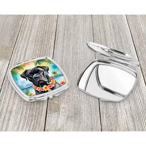Cane Corso Luau Compact Travel Makeup <b>Mirror</b> Handheld Folding <b>Pocket</b> Decorative Gift for Women and Girls - Product Image 3