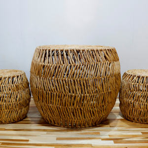 K-la chaise de jacinthe d'eau la plus douce chaise cylindrique pour la maison Restaurant Resort utiliser modèle d'origine du Viet Nam SD5191A-3NA meilleur prix - Product Image 5