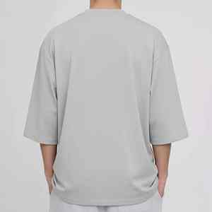 OEM/ODM New Crew Neck Custom Digital Printed Logo Customized Color <b>Drop</b> Shoulder Eco-Friendly Breathable 100% Cotton Hip Hop - Product Image 6