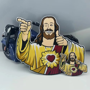 Patch brodé personnalisé à poser à chaud, motif Croix de Jésus, pour les chrétiens - Product Image 5