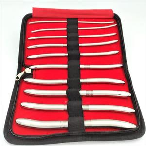 Ensemble de 10 dilatateurs utérins chirurgicaux Hegar en acier inoxydable GyneBio, instruments d'urologie et de gynécologie en acier inoxydable - Product Image 3