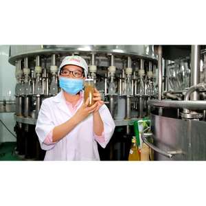 Bouteille de 250 ml de yaourt BIO prébiotique avec jus de pêche et fruits tropicaux mélangés, protéines - Product Image 6