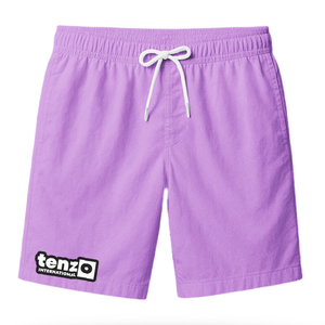 Pantalones Cortos Casuales Sólidos para Hombre, Material Personalizado, Transpirables, de Secado Rápido, Cintura Alta con Cordón, para Gimnasio, Playa y Ropa Urbana - Product Image 5