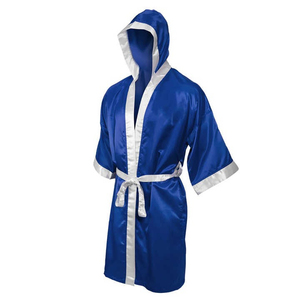 ชุดคลุมชกมวยดีไซน์ใหม่ปี 2026 คุณภาพดีที่สุด พร้อมฮู้ด ระบายอากาศได้ดี สวมใส่สบาย ราคาถูก รับทำโลโก้ตามสั่ง OEM - Product Image 4