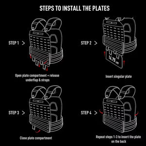 Gilet lesté réglable haute performance pour les entraînements de CrossFit, de force et d'endurance, avec rembourrage respirant et design découpé au laser - Product Image 3