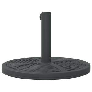 Base de parasol de patio durable en polyéthylène et béton, 26,5 lb, noire - Product Image 6