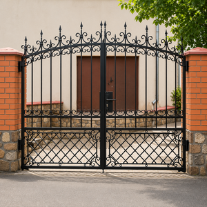 Custom Wrought Iron <b>Gates</b> with Heavy-Duty Construction, Superior Security, Timeless Elegance, and Lasting Durability Today - Product Image 2