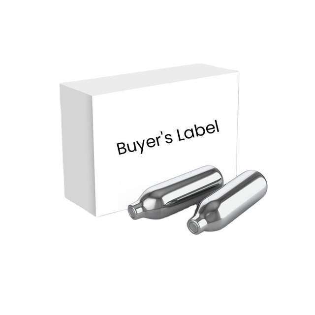 Private Label Possible for Optimum Quality Carbon Steel Metal Type Whipped Cream Charger Tanks at Wholesale Price