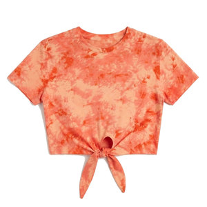 Camiseta Corta Informal Premium para Mujer, Tela Suave 100% Algodón Transpirable para un Estilo Diario Elegante, Primavera/Verano - Product Image 1