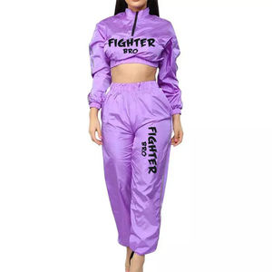 Conjunto Deportivo de Felpa de Algodón para Mujer, Tallas Grandes, Diseño Personalizado, Informal, para Gimnasio, Descanso, Deporte, con Logotipo - Product Image 4