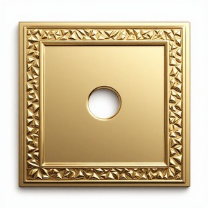 Luxury Hand Finished <b>Matte</b> <b>Black</b> Brass Backplate Built For Contemporary Residential Spaces With Refined Appearance - Product Image 3