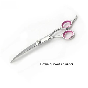 Ciseaux à cheveux professionnels en acier inoxydable, pointe acérée, design pour droitiers, long manche en plastique pour la coiffure, Ryzer Studio - Product Image 3
