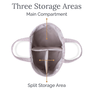 Handmade Cotton Rope <b>Basket</b> for <b>Baby</b> 2-in-1 Nursery Diaper Organizer Wholesales Nice Price From Vietnam - Product Image 3