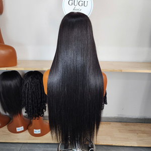 Cheveux humains Remy vietnamiens bruts à cuticules alignées, double tirage, 13x4 13x6 pour perruque Lace Front, densité 250, couleur naturelle, couleur os - Product Image 3