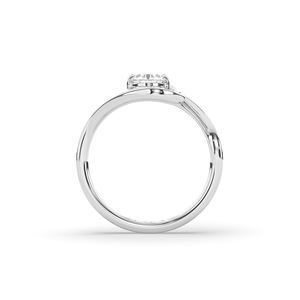 Anillo de Diamante Cultivado en Laboratorio de 1.0Ct, Oro Sólido de 14K/10K, Corte Brillante en Forma de Pera, Estilo Único, Joyería Fina para Mujer, Diseño Personalizado, Venta al Por Mayor - Product Image 4