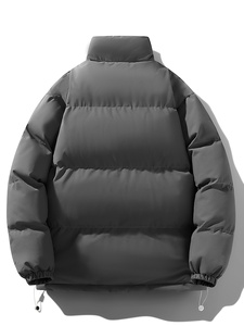 Hooded Puffer <b>Jacket</b> with Soft Insulated Design for Daily Outdoor Wear and Cold Season Protection - Product Image 6