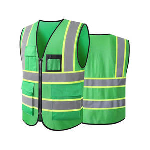 Chaleco de Trabajo de Poliéster de Alta Visibilidad para Hombres y Mujeres para Seguridad en la Construcción - Product Image 3