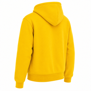 High Quality Men Zip Hoodie Full Zipper Fleece Hooded Sweatshirt Split Pouch Pocket Plain Solid Color Casual Custom Zip Hoodie - Product Image 4