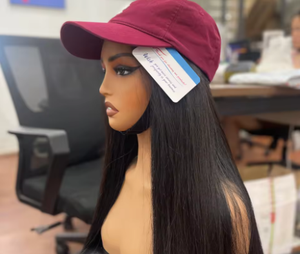 Perruques incontournables : Perruques en cheveux humains lisses et raides avec dentelle transparente HD, extensions de cheveux humains 100% vietnamiens - Product Image 3