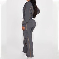 Ensemble de survêtement en nylon personnalisé avec logo, coupe oversize, coupe-vent pour hommes et femmes, grande taille, veste coupe-vent d'hiver