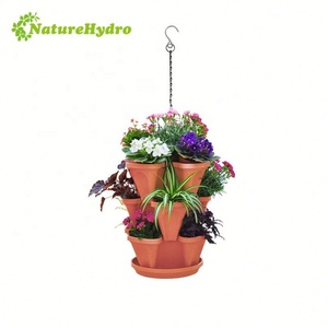 Plante verticale tour hydroponique jardin fleur nourriture fruits empilage planteur pour épinards feuille laitue roquette - Product Image 4