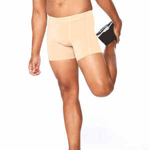 Pantalones Cortos de Compresión Lisos de Primera Calidad para Hombre, Color Sólido, Aspecto Limpio, Transpirables, de Secado Rápido, Spandex/Poliéster, Logotipo Personalizado, para Entrenamiento - Product Image 4