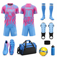Kit de football premium pour adultes, short léger, respirant, anti-humidité, écologique, 100 % polyester, vêtements de sport