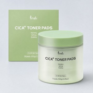 Tónico coreano para el cuidado de la piel Prreti Cica Plus Toner Pads 50 unidades, productos coreanos para el cuidado de la piel, productos de belleza - Product Image 4