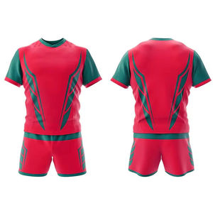 ZESHAN ZAFAR Men's Unique Style Tackle Twill Breathable 100% Polyester Baseball Football Logo Rugby Uniform Anti-Stretch Sports - Product Image 6