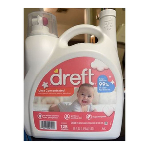 Dreft Ultra Concentrated Liquid Laundry <b>Detergent</b> 170 Ounce for Gentle Baby Care and Deep Cleaning Performance - Product Image 6