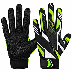 <b>Cheap</b> Price Sports Wear Baseball Batting Gloves Hook And Loop Closure Breathable Leather Anti Slip Palm Batting Gloves - Product Image 4