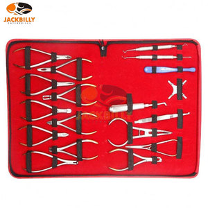 Juego de Herramientas de Ortodoncia de Acero Inoxidable Premium, 18 Piezas, Kit de Pinzas y Fórceps Todo en Uno para Dentistas y Ortodoncistas, Trabajo con Aparatos Dentales - Product Image 5