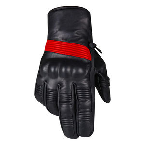 ถุงมือมอเตอร์ไซค์คุณภาพสูงสำหรับผู้ใหญ่ สีดำ หนังแพะ ดีไซน์ป้องกันการเสียดสี แบบเต็มนิ้ว สำหรับแข่งรถมอเตอร์ไซค์ - Product Image 2