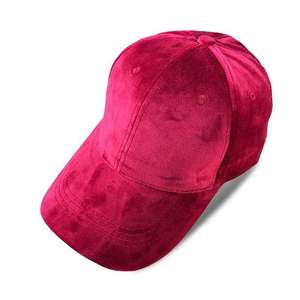 Gorra de Béisbol de Terciopelo de 7 Paneles, Color Sólido, Unisex, Visera Curva, 100% Algodón, Casual, para Hombre y Mujer - Product Image 5