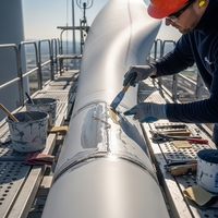Strukturelles Epoxidharz für Windturbinenblatt-Verklebung & -Reparatur Hochfester Industrieller Epoxidklebstoff Windenergie-Epoxidsystem