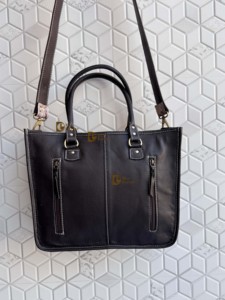Nuevo Bolso Tote de Piel de Vaca Auténtica, Elegante Bolso de Cuero con Pelo, Tallado a Mano, Multiusos para Mujer - Product Image 3