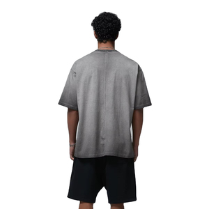 Camiseta Vintage de Algodón 100% de Alta Calidad con Lavado Ácido, Tejido de 230g, Personalizable con Logotipo, para Hombre, Tallas Grandes, Lisa, Venta al por Mayor - Product Image 4