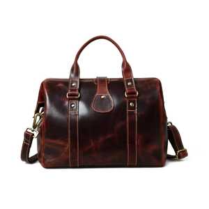 Factory Wholesale Men's Luxury PU <b>Leather</b> Waterproof Casual Shoulder Messenger <b>Bag</b> High Quality Business Briefcase - Product Image 2