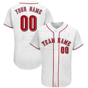Camiseta de Béisbol Sublimada Personalizada Blanca y Amarilla con Nombre del Equipo 00, Manga Corta, Cierre de Botones, Corte Regular, Unisex para Adultos - Product Image 5