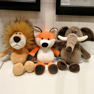Premium 2026 Custom Jungle Tiger Forest <b>Stuffed</b> Animal <b>Toys</b> <b>Soft</b> Plush Fox Raccoon Giraffe Elephant Dinosaur Manufacturer - Product Image 4