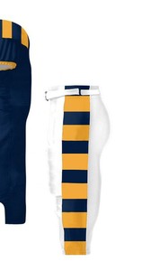 Ensemble de sport personnalisé pour football américain, maillot et pantalon réversibles, deux couleurs, respirant, avec numéro personnalisé - Product Image 4