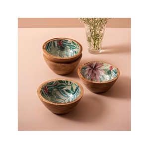 Artículo Más Vendido: Tazones Modernos Desechables para Ensalada de Madera de Mango y Acacia, Vajilla Artesanal para Fiestas, Precio de Fábrica al por Mayor - Product Image 3